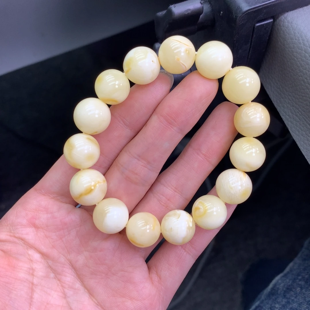 琥珀未镶嵌珠宝奇石13mm➕