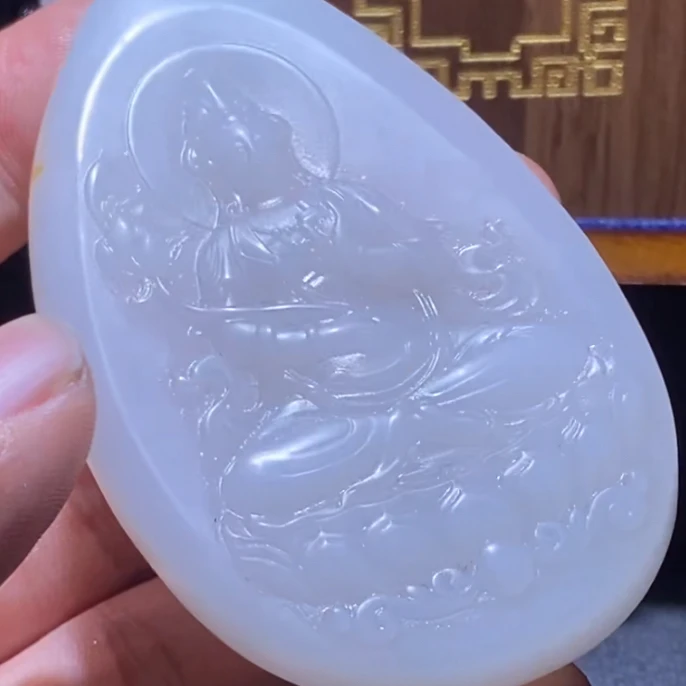 和田玉玉石挂件 d1228拍一发一