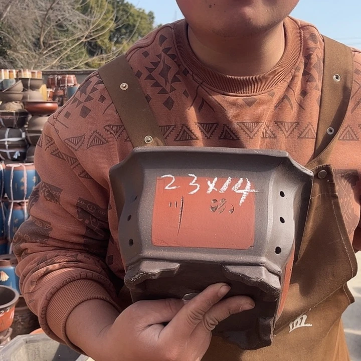 紫砂紫砂花盆盆栽