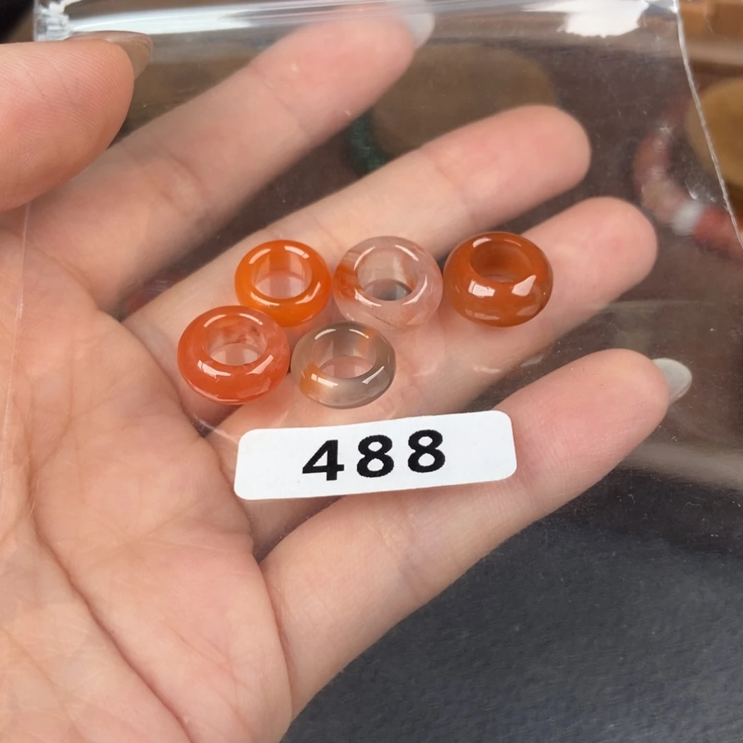 南红玛瑙未镶嵌手链卡7