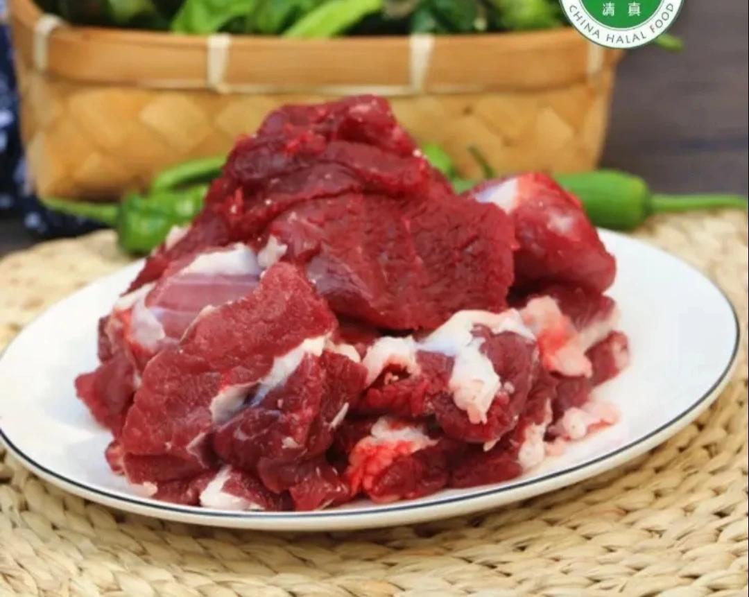 牛碎肉新鲜黄牛牛碎肉清真真空包装