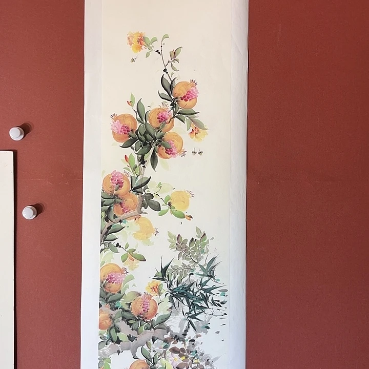 国画听兰老师花鸟