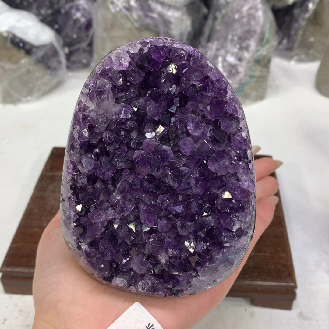 紫晶摆件未镶嵌水晶