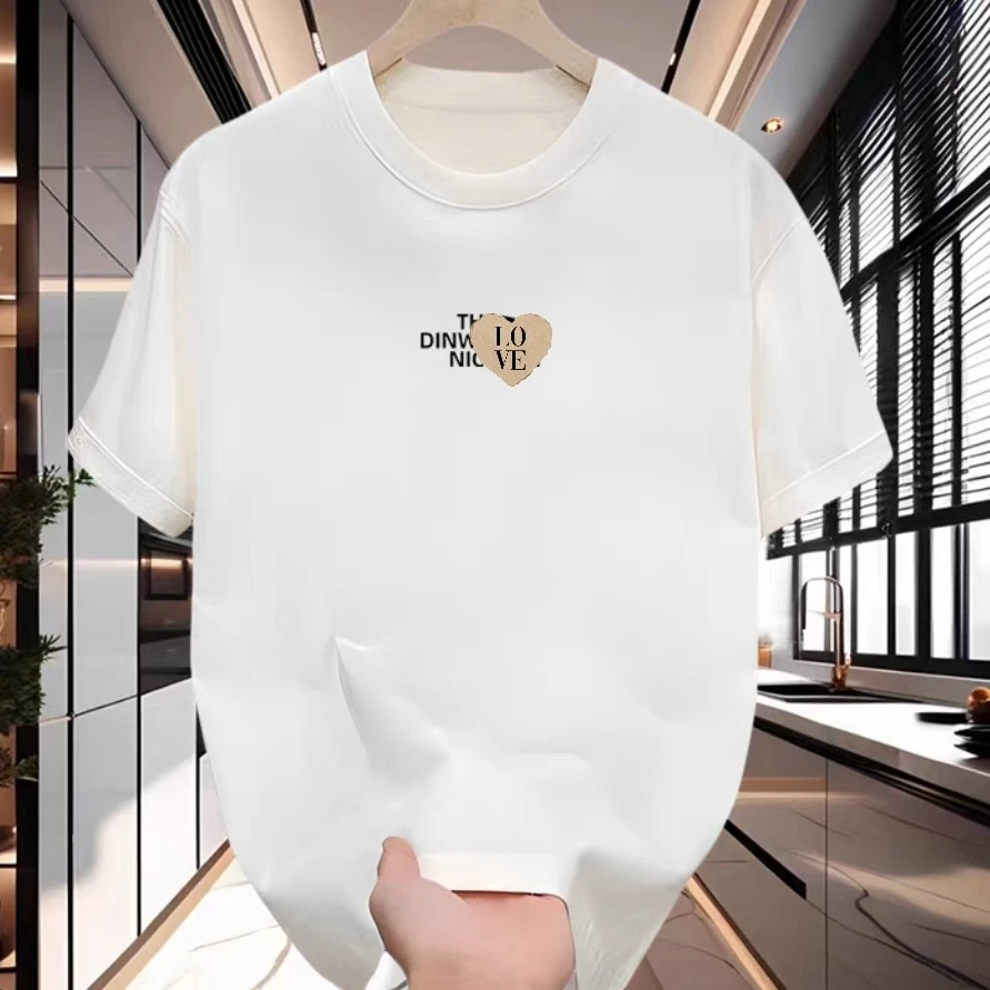 【春日爆款】专柜冰感棉男女同款短袖T恤