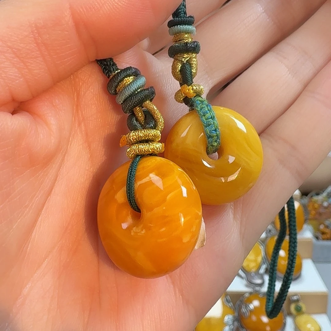 蜜蜡未镶嵌颈饰项链