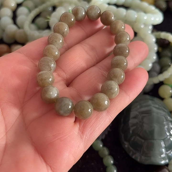 和田玉未镶嵌手串10