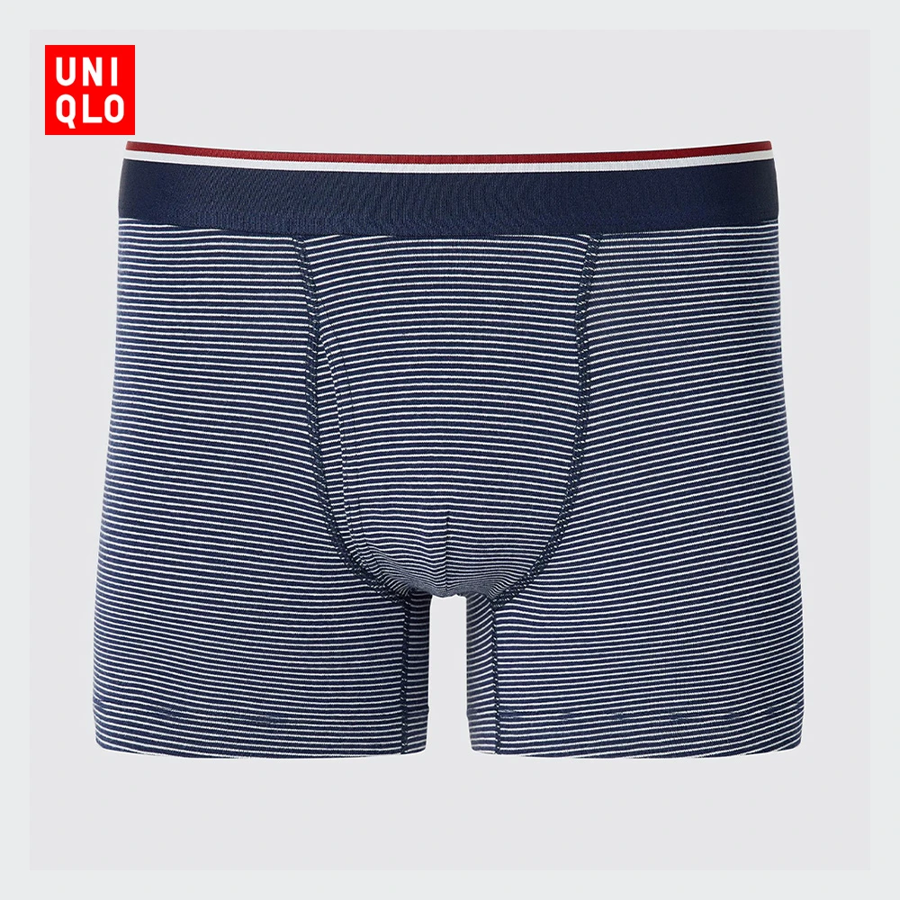 优衣库男装针织短裤/普通腰腰带条纹男士内裤25秋冬新款479497