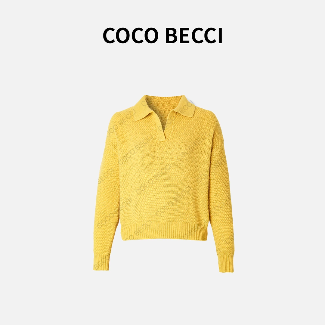 【反光板】COCOBECCI冬慵懒气质百搭保暖毛衫YT24YW300015