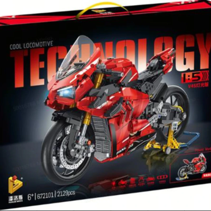 TOP TOY-高能机械-1：5杜卡迪摩托车672101（外改）儿童玩具汽车生日圣诞礼物
