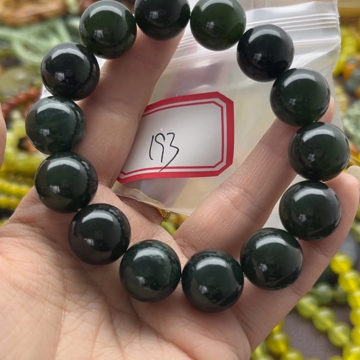 蛇纹石玉未镶嵌手链