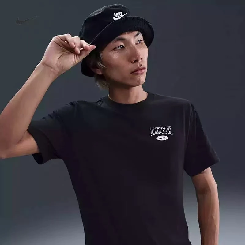 Nike耐克男子新款百搭休闲刺绣宽松透气短袖运动T恤HJ0773010