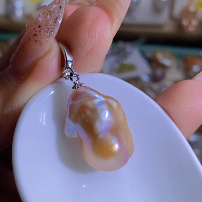 【闪购商品】淡水珍珠天然淡水珍珠合金