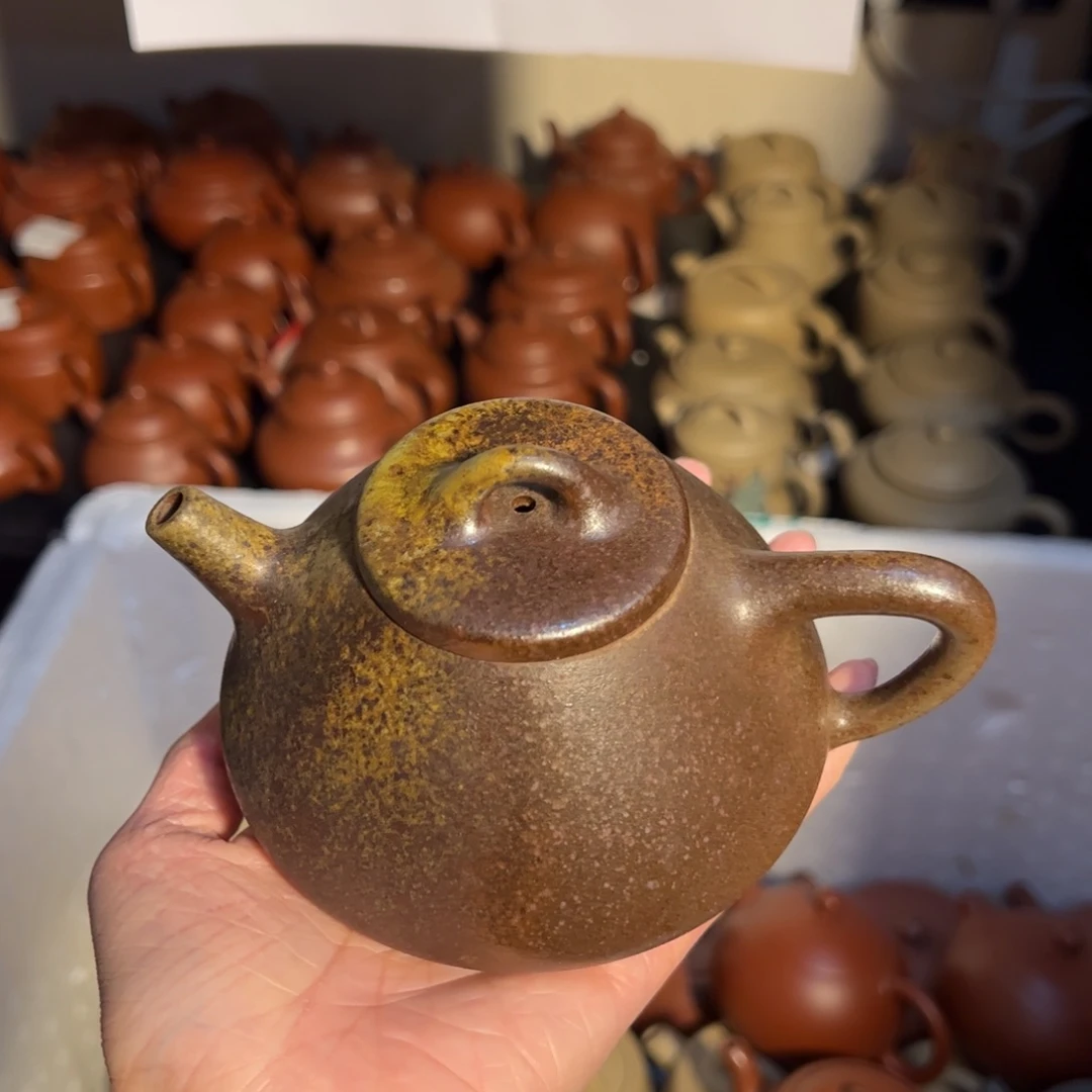 茶壶紫砂宜兴紫砂壶柴烧