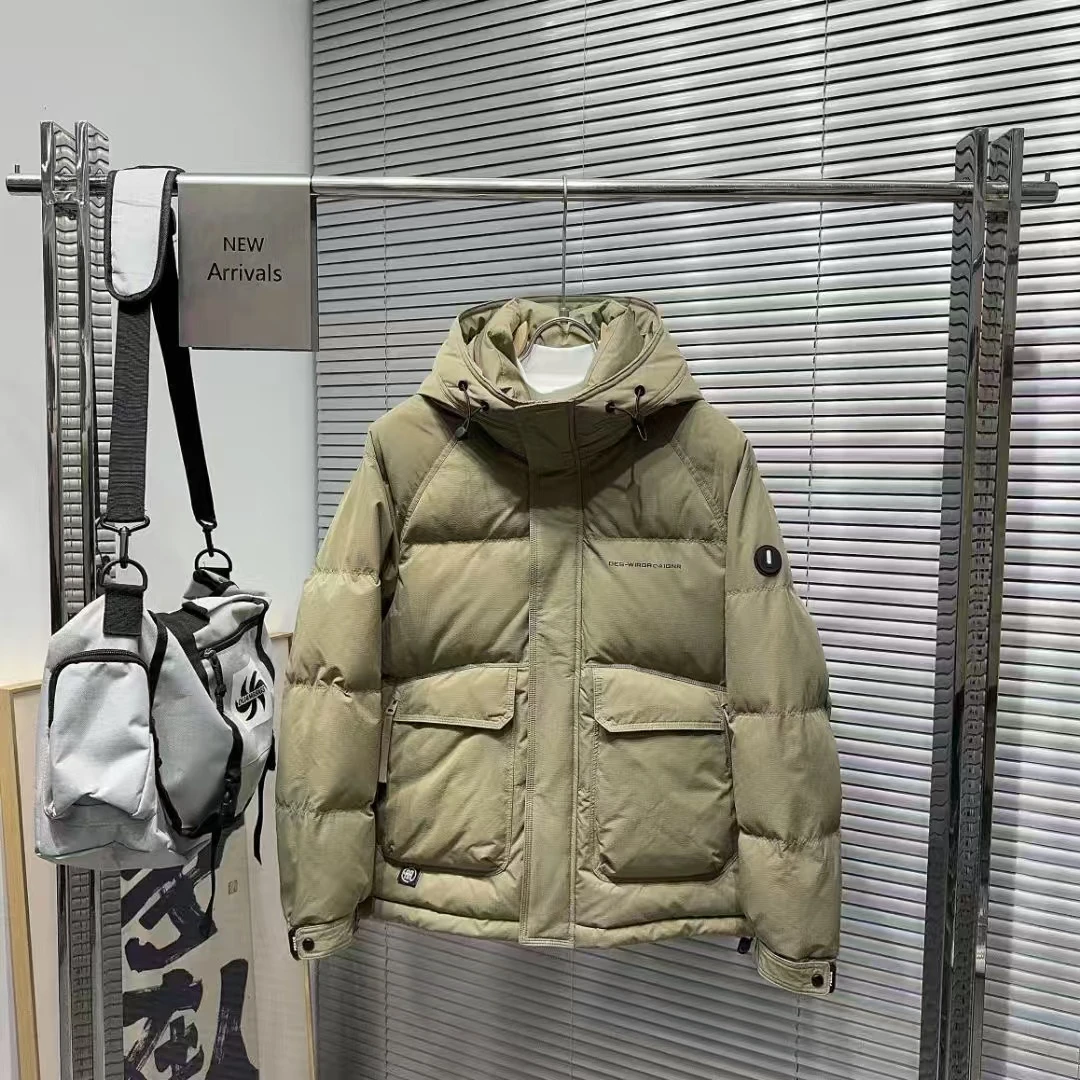 冬款百搭带帽款加厚保暖防风防寒服外套832时尚