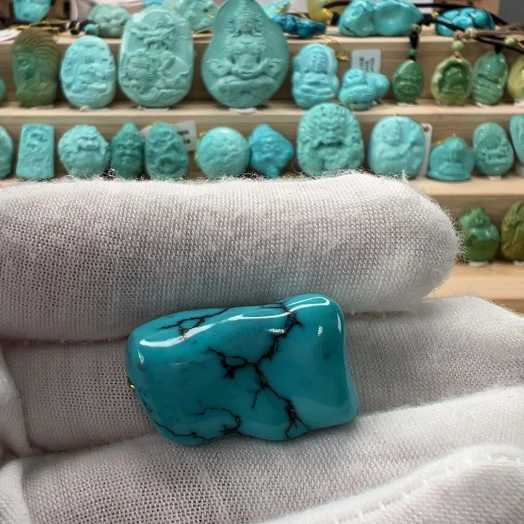 未镶嵌绿松石随形 16.3mm