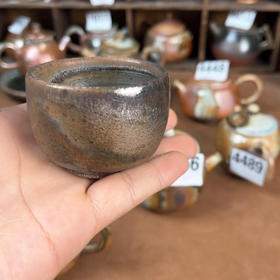 杯柴烧茶器主人杯
