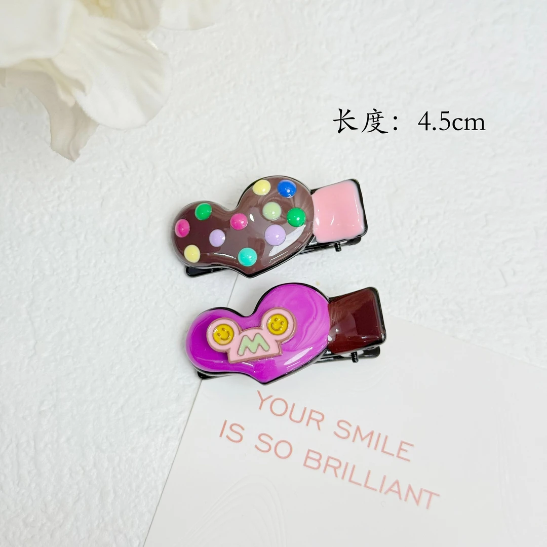 F-289韩版侧边鸭嘴夹一对