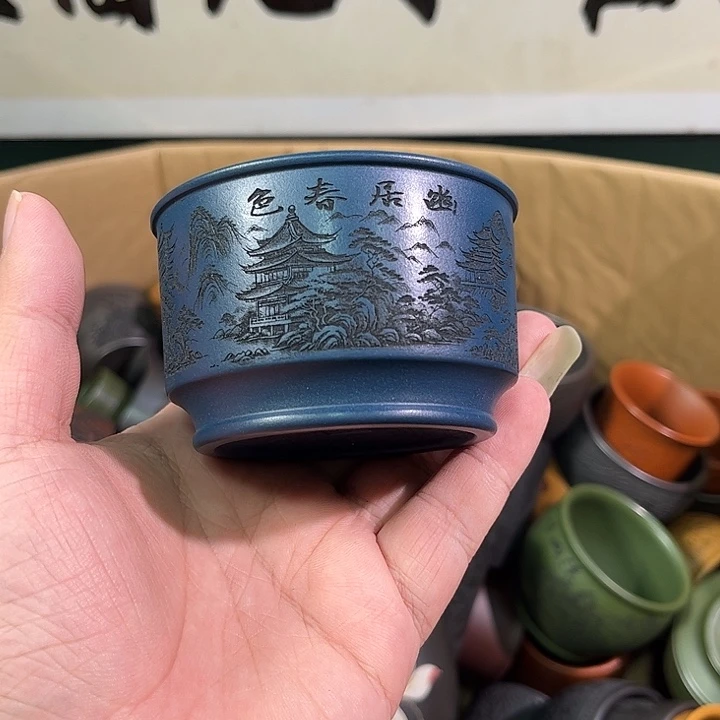 茶杯紫砂全手工紫砂主人杯