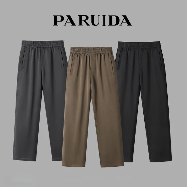 【莱赛尔】爆款2025新款秋冬男士休闲裤宽松直筒裤胖子大码男装长裤