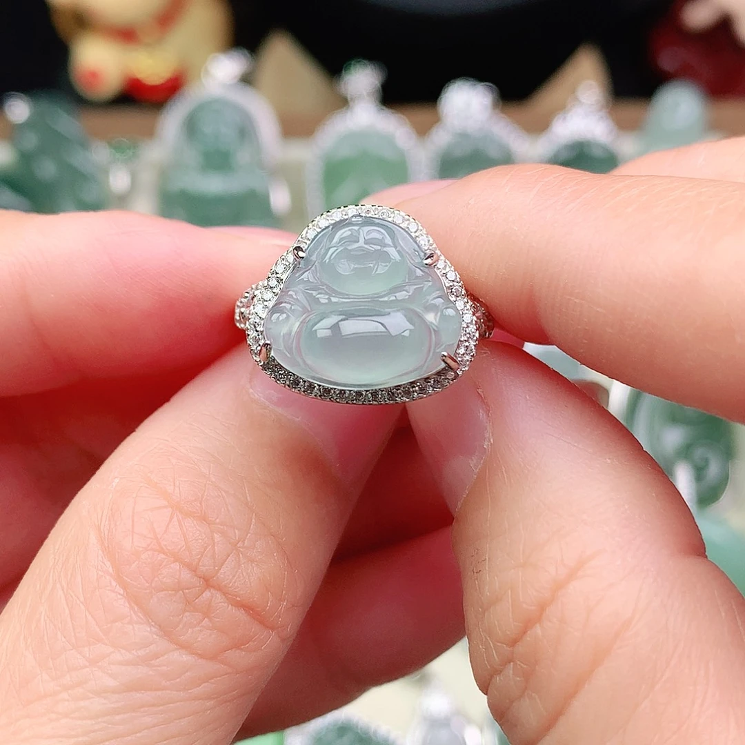 翡翠银S925镶嵌颈饰吊坠