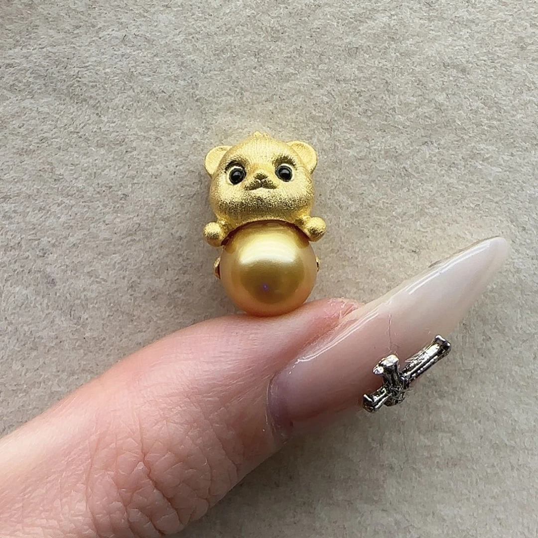 银S925镶嵌海水珍珠吊坠118