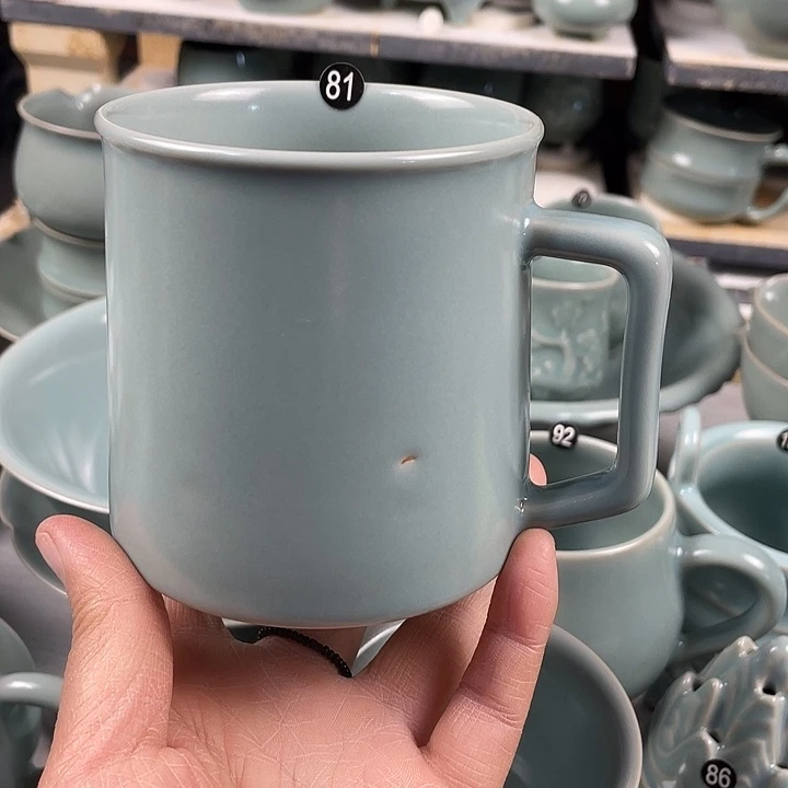陶摆件大马克杯微瑕特价88