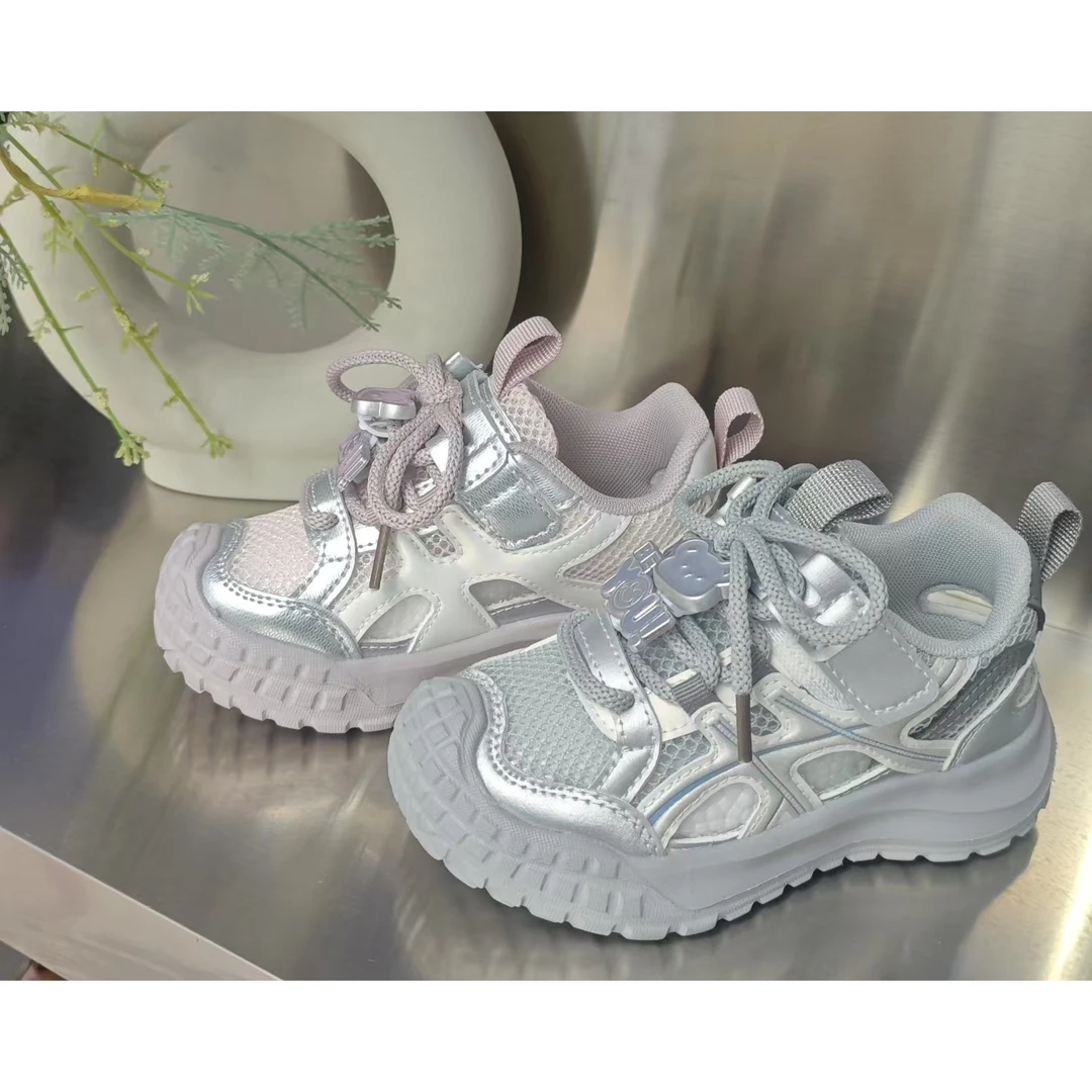 【框子鞋27-37】278/6093新款爆款镂空单网鞋软底男女童透气轻便