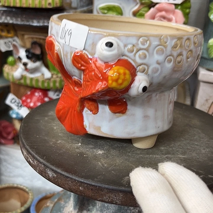 粗陶材质多肉花盆