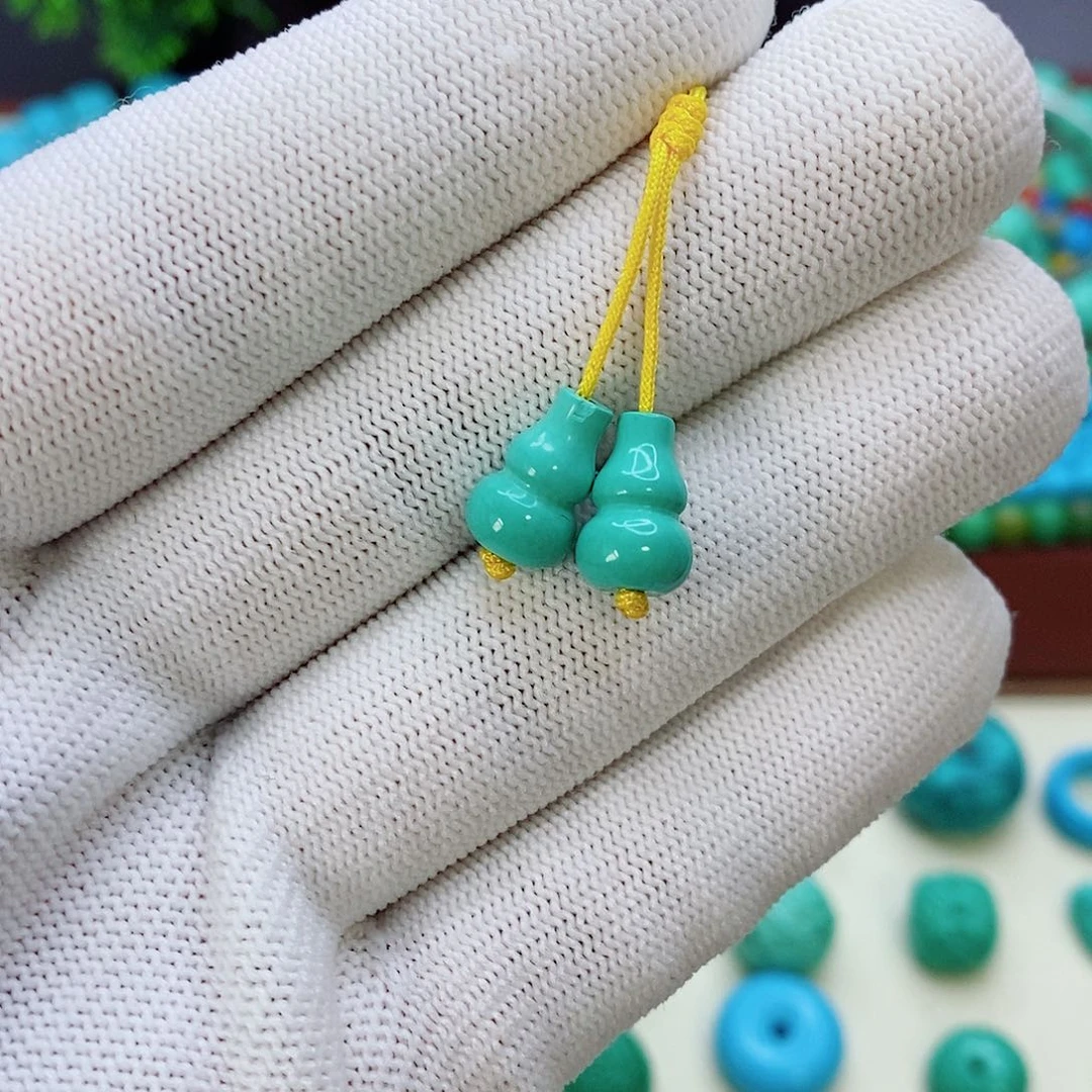 小葫芦高瓷高绿一对
