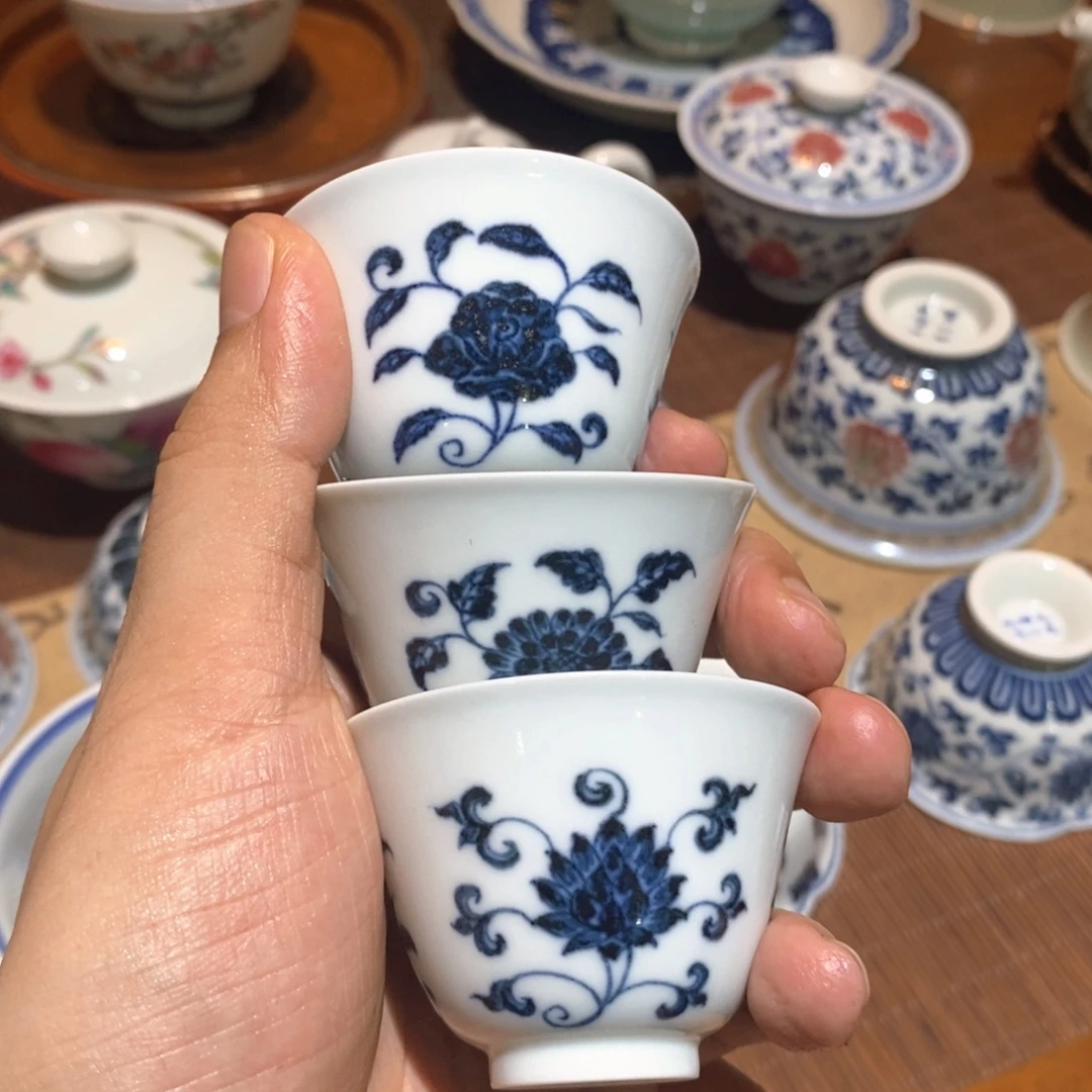 3只一起开播福利景德镇纯手绘茶器