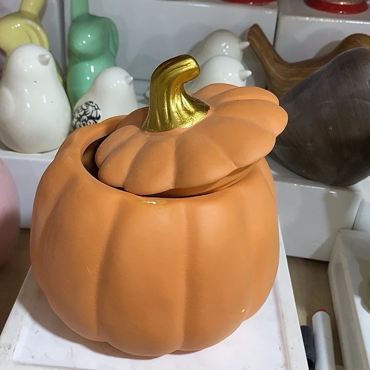 陶摆件瑕疵无孔 瑕疵针孔漏釉介意勿拍口 10高10