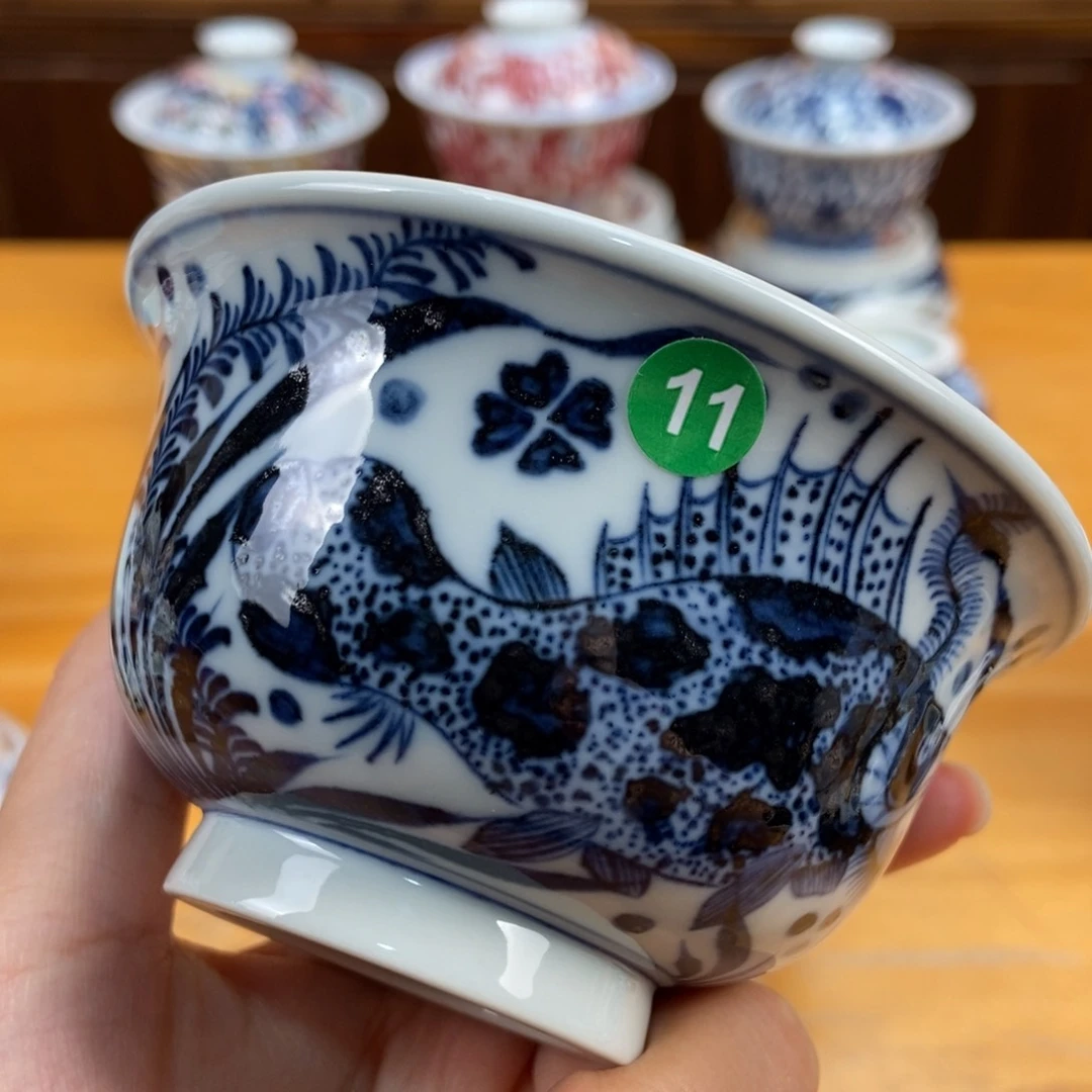 手绘现代茶具非古董