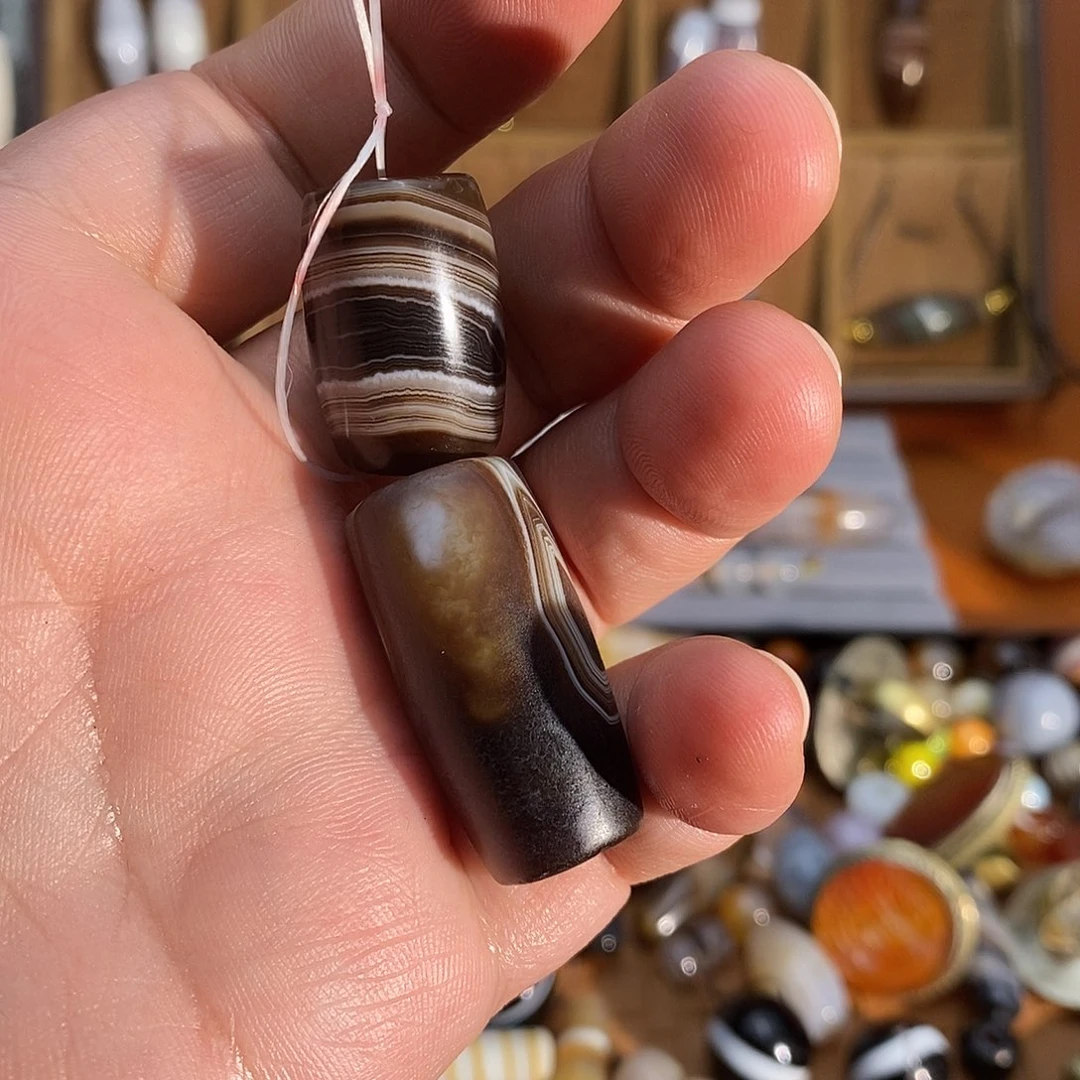 玛瑙/玉髓颈饰未镶嵌呼*呼