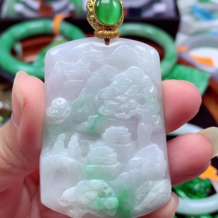 颈饰未镶嵌翡翠翡翠