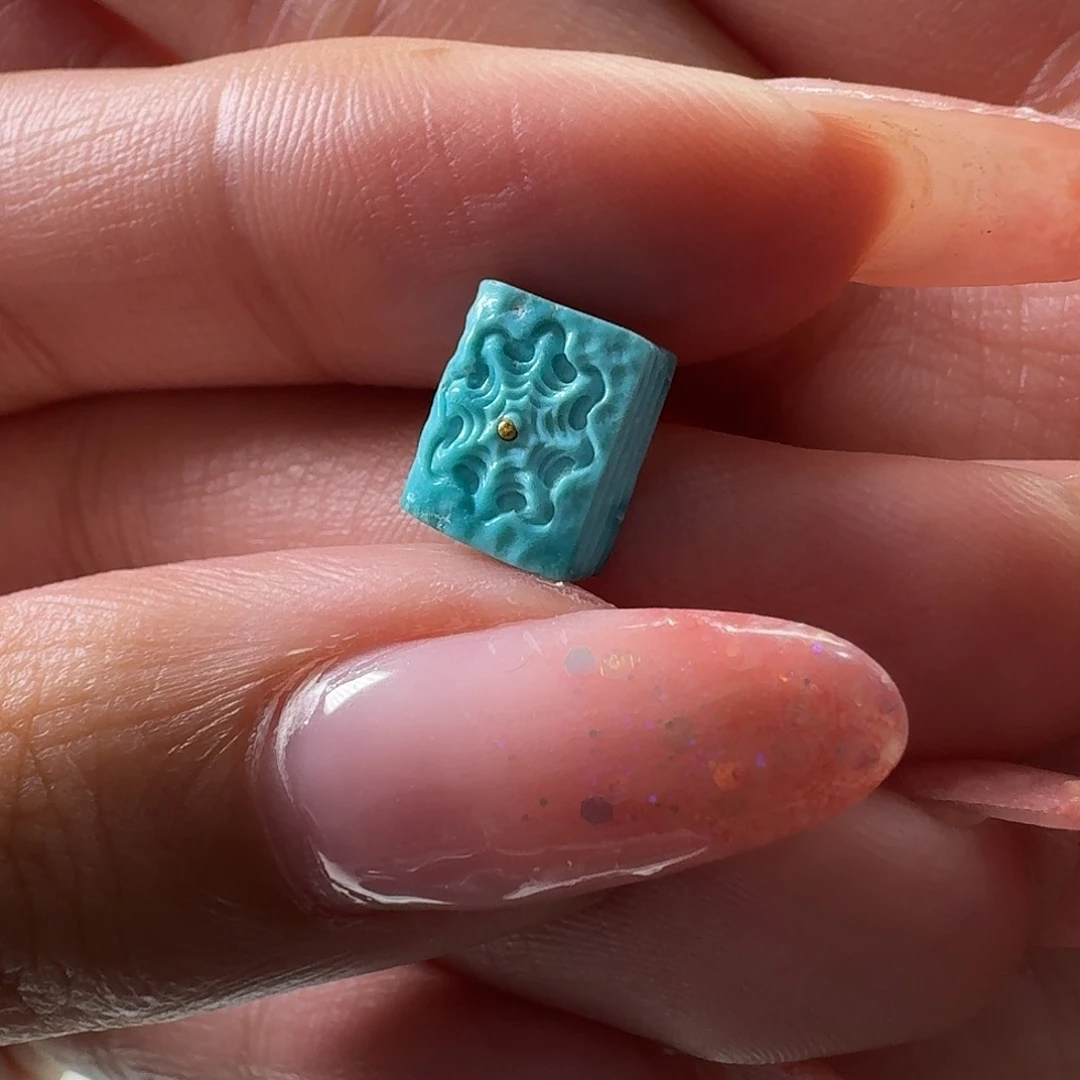 绿松石未镶嵌吊坠(不含链)书