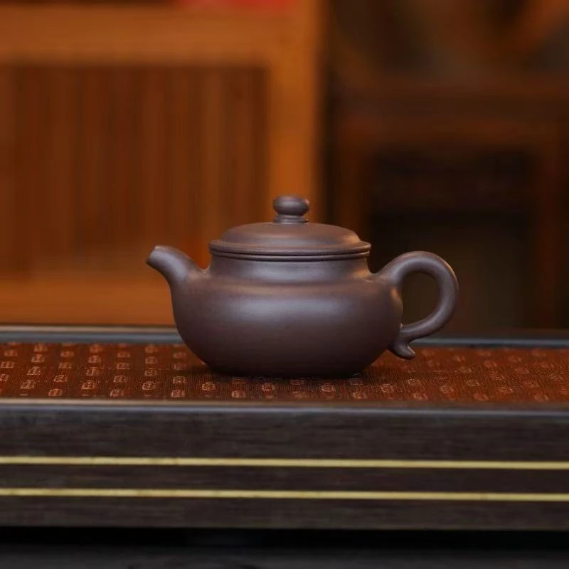 LD粗砂 底槽清 【仿古200CC】宜兴黄龙山原矿手工紫砂壶