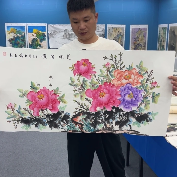 国画宣纸纯手绘字画
