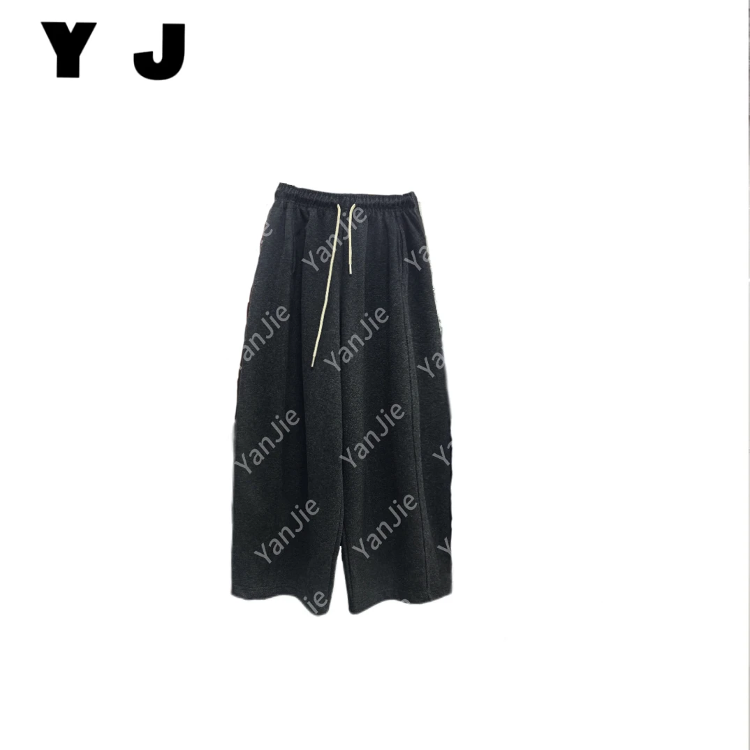 YanJie臻选·“松弛感”慵懒复古松紧腰抽绳气球裤显瘦百搭
