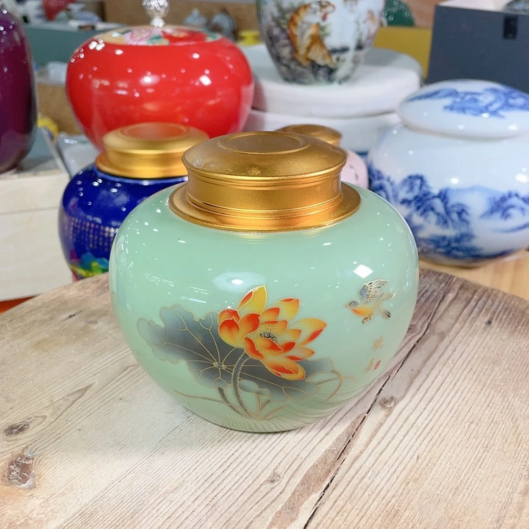 【闪购商品】罐陶瓷茶叶罐密封罐
