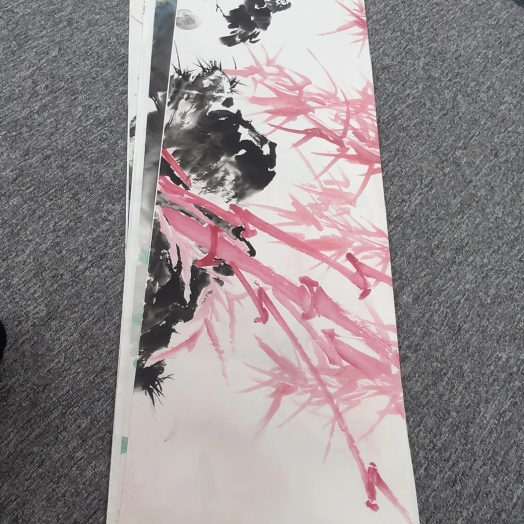 国画绘画作品多次