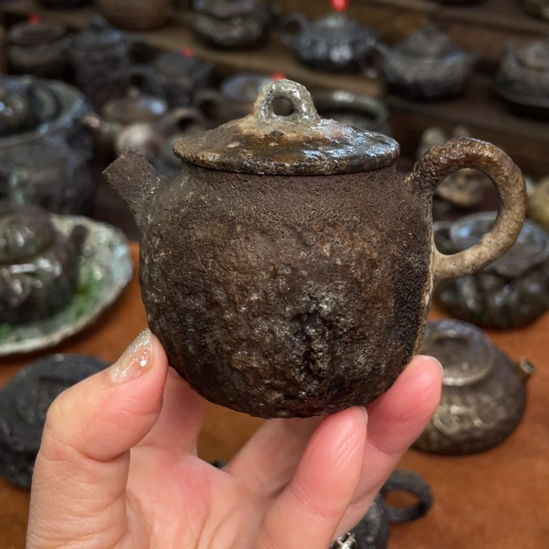 壶开播浮力一口价一口价老味带窑汗柴烧茶器