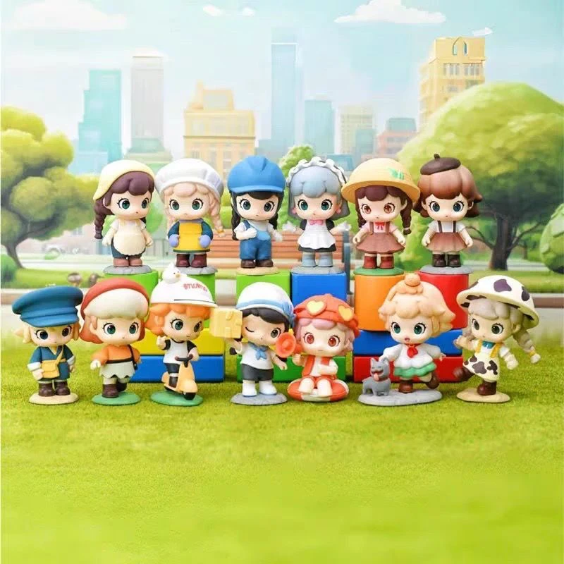 假日生活桌面公仔pvc拍一拆二