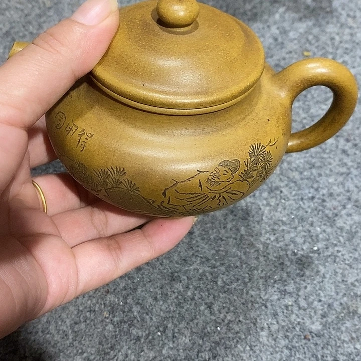 乘***浪茶壶紫砂陶瓷摆件爱好者摆件