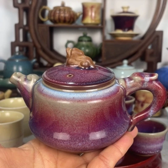 神垕钧瓷茶器为****斗神垕钧瓷茶器