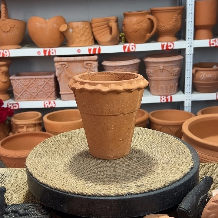 14×14 粗陶两个微瑕