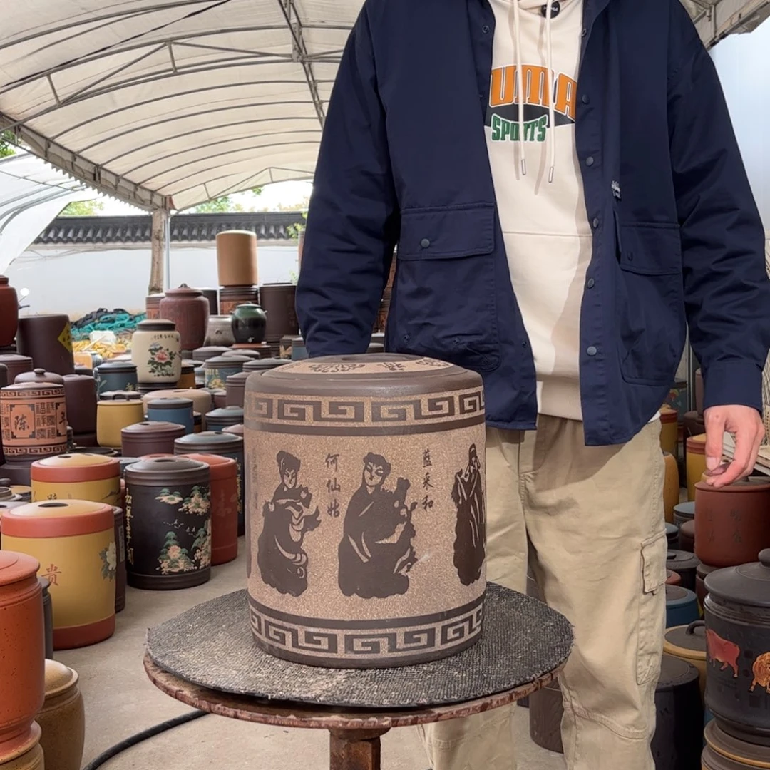 茶叶罐紫砂10 饼茶叶罐