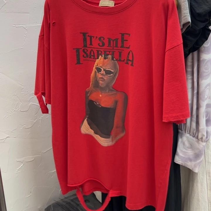 很好看很好看的红色T