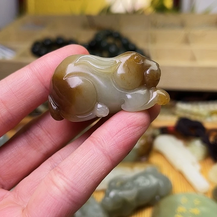 和田玉未镶嵌吊坠(不含链)