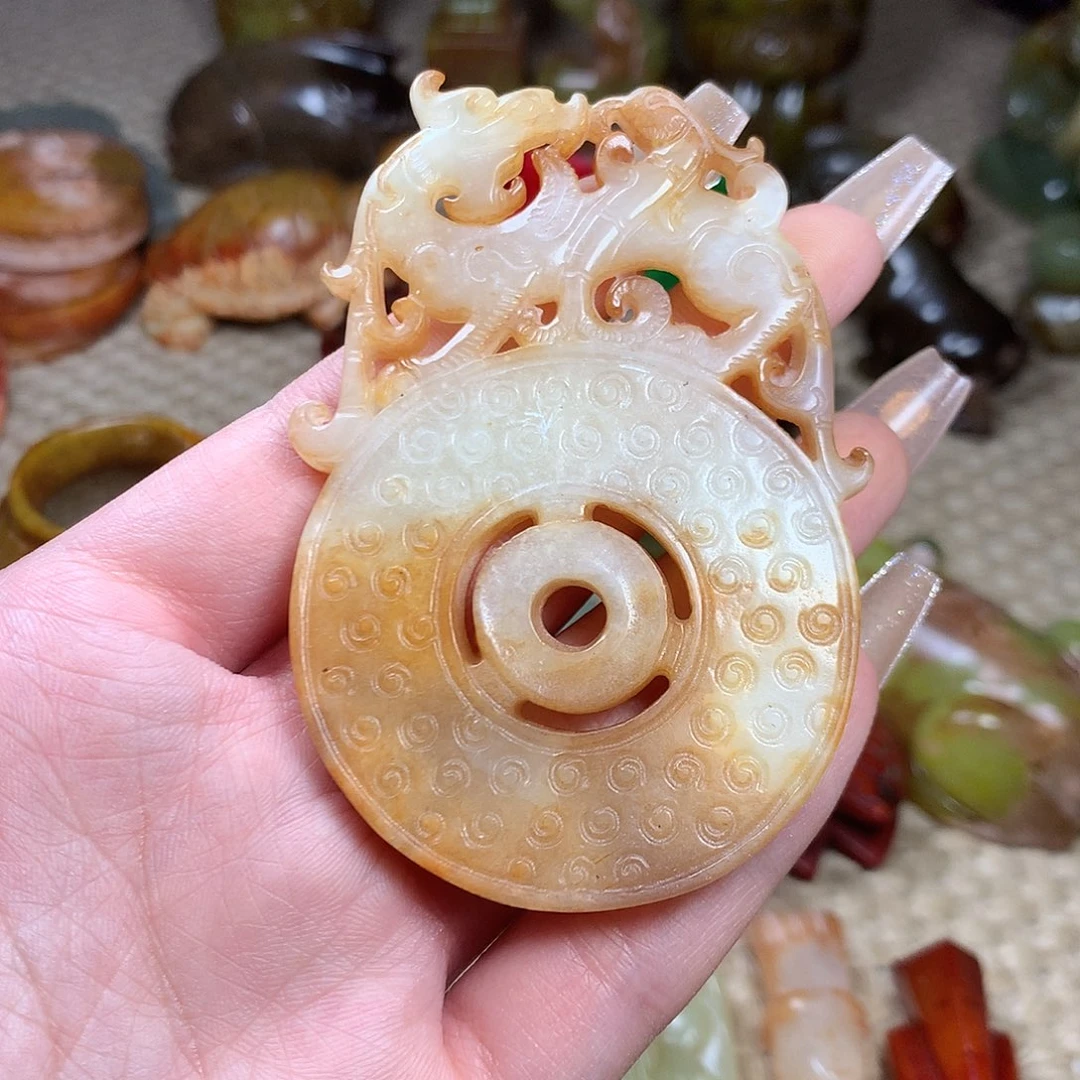 白玉菩提吊坠挂件