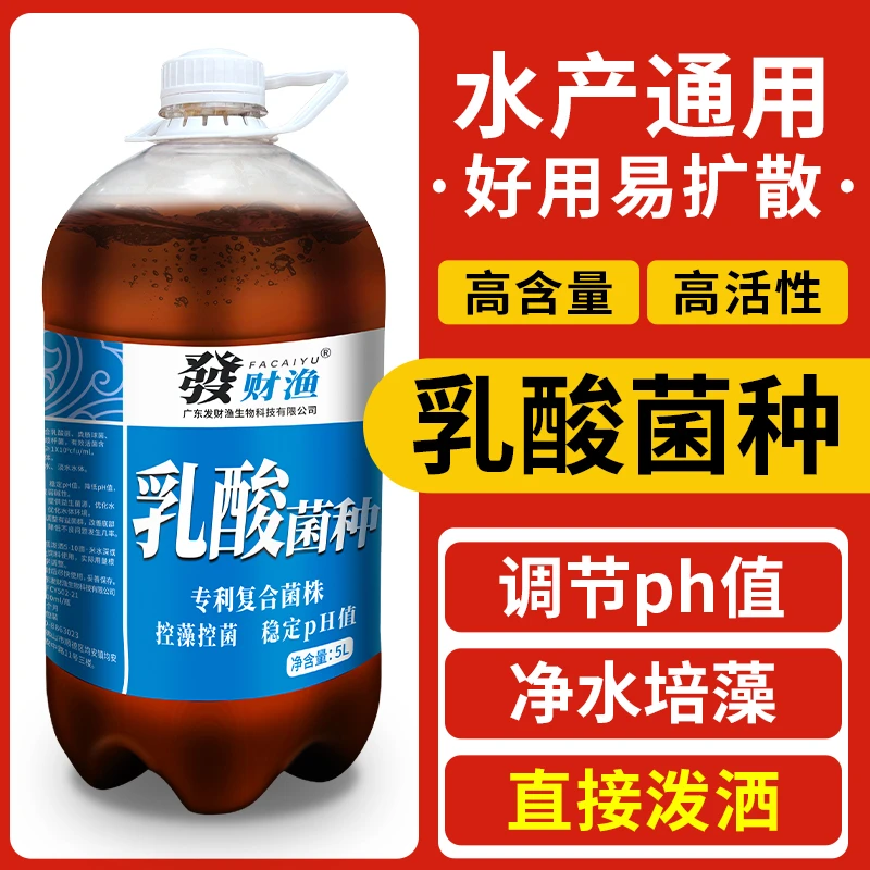 【达人推荐】乳酸菌高活性浓缩液水产养殖菌种肠道护理鱼促生长益生